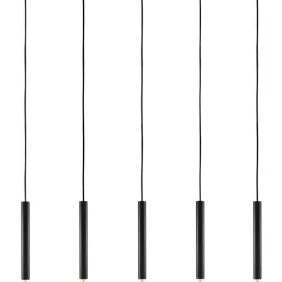 Rosace de plafond SLV FITU 5×sorties, L=1200mm, noir 