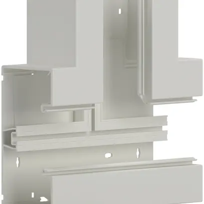 Raccord T tehalit BR 85×170mm, couvercle 80mm, blanc trafic 