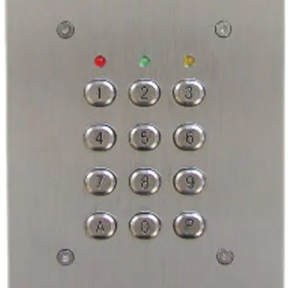 Serrure à code ENC Wunderli SU2 12…24VAC/DC 140×110×1mm IP65 