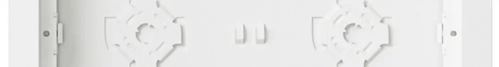 Boîtier AP Siedle 6× 232×332×36.5mm blanc 