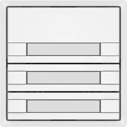 Pulsante KNX RGB EDIZIO.liv SNAPFIX® sensore temp.s.LED targ.3× com.2T bi 