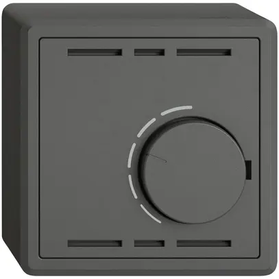 Termostato ambiente AP EDIZIO.liv SNAPFIX® senza interruttore 24VAC/DC 50Hz grs 