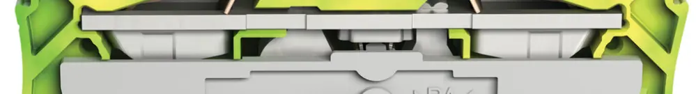 Morsetto di protezione WAGO TOPJOB-S 16mm² 2L verde/giallo serie 2216 