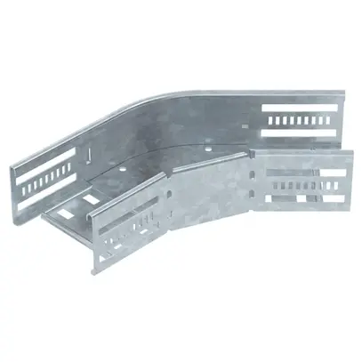 Coude BET RB 45° 60×100mm acier galvanisé à chaud 
