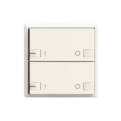 Tasto INC ZEP 2c/2t ON-OFF con LED EDIZIOdue bianco 