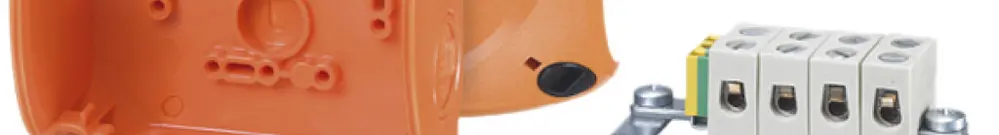 Scatola di derivazione AP 5 poli 1.5…4mm² arancione 