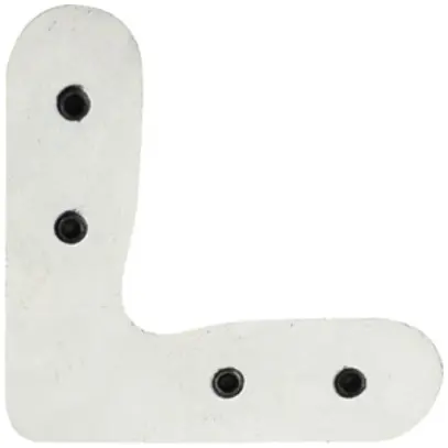 L-Verbinder DOTLUX V45 Aluminium 31×31×2mm 4er Set 
