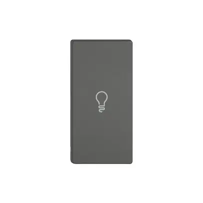 Taste 1/2 EDIZIO.liv Wiser mit SNAPFIX® horiz.mit Symbol Licht dgu 