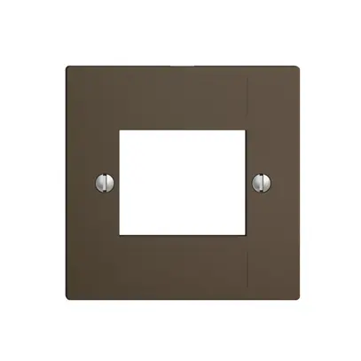 Plaque frontale 4×RJ45 ITplus EDIZIOdue coffee 