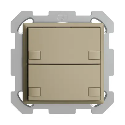 Pulsante KNX RGB INC EDUE, 250mW, s.LED, 2×pulsante, com.2×tasti, sa 