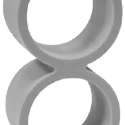 Collare di fissaggio FAST-RING materiale sintetico 2×Ø20mm gr 100 pezzi 
