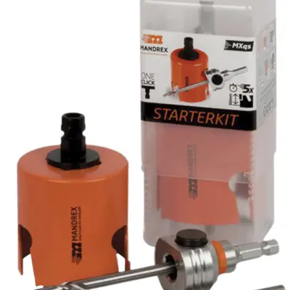 Jeu de scies-cloche MANDREX MXqs SuperXcut Electricien Ø65mm 