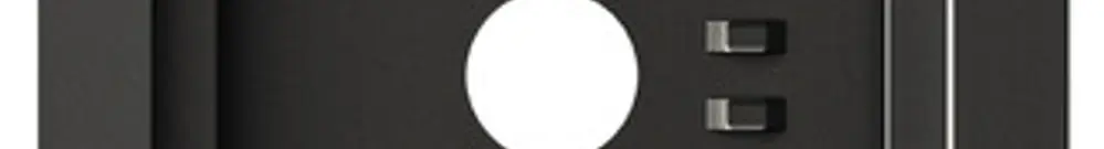 Boîtier AP Siedle 4× 132×432×36.5mm gris 