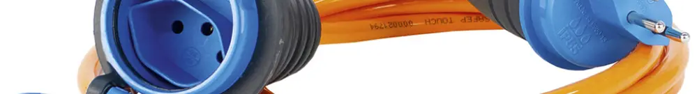 Câble de rallonge Steffen EPR-PUR 3×1.5mm² 3m T13/T13 pour l'industrie orange 