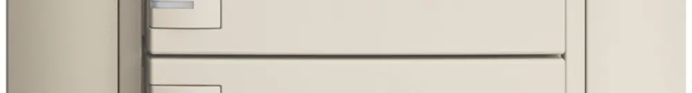 UP-Universaltaster 3×1T Steckklemme EDIZIOdue crema, mit LED 