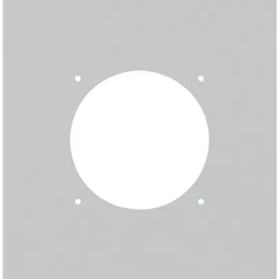 UP-Montageplatte robusto 3×1 Aluminium, grau 
