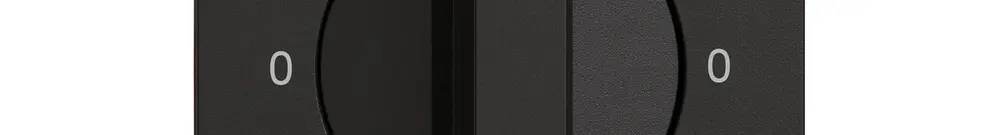 Montageset EDIZIO.liv SNAPFIX® f.Drehschalter m.Griff 0-Man-0-Auto (F) sz 