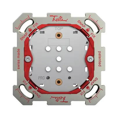 UP-KNX-Taster RGB Feller SNAPFIX® Temperaturfüh.o.LED 1×Taste 1-Tbed. 