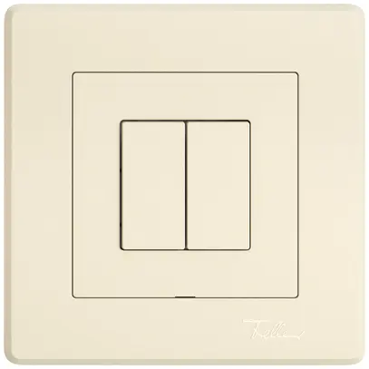 Interruttore a pulsante INC EDIZIO.liv Wiser SNAPFIX® 2 canali 2 tasti cr 