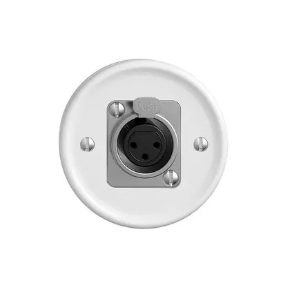 Anschlussdose für XLR-Dose STANDARDdue weiss 