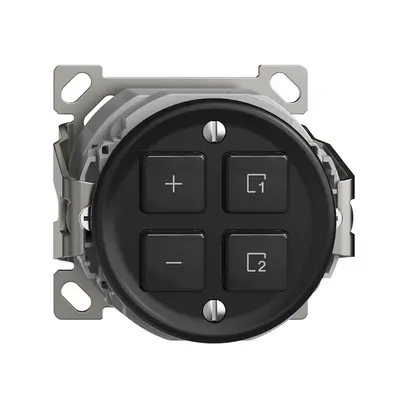Stazione secondaria per dimmer AP 1c/4t scena WLAN Sdue Wiser nero 