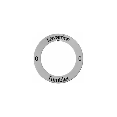 Disque indicateur 0-Lavatrice-0-Tumbler Al AG SS,GUP SS 