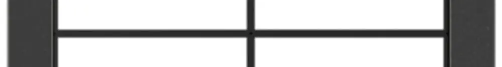 Cadre de recouvrement SIDUS 4×2 noir 