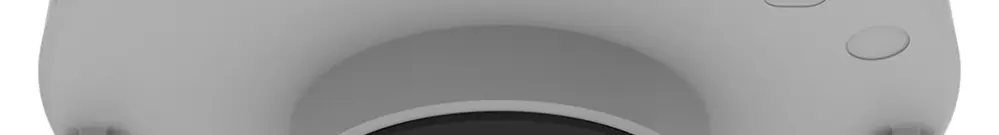 Elemento frontale Spotbox Mini Flex Ø68mm per calcestruzzo a vista grigio 