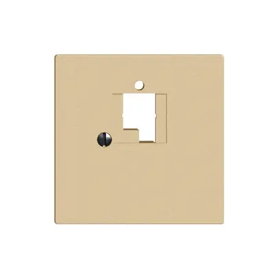 Plaque frontale EDIZIOdue 1×TT sand 