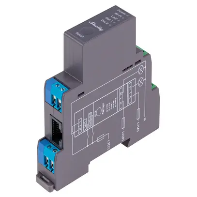 Shelly Pro WLAN-Schaltaktor 16 A 2 Kanal, Bluetooth, 1 TE 