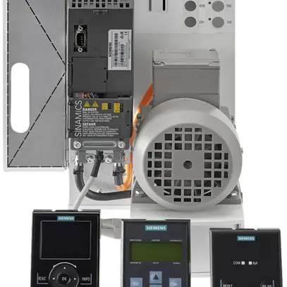 Valigia di formazione Siemens SINAMICS G120C 0.55kW, con IOP-2/BOP-2/motore 