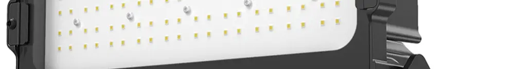 Projecteur LED DOTLUX LENSplus 200W 24340lm 3000K IP66 60×120° 435×345mm noir 