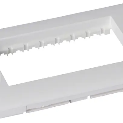 Supporto per modulo Mosaic 1×4 orizzontale 80×78mm bianco opaco 