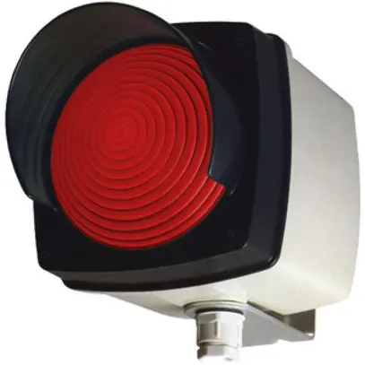 Lampe signalétique Wunderli SIWA, 230VAC, E27 (max. 40W), lentille rouge, IP65 