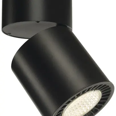 Plafonnier LED SLV SUPROS MOVE 36W 3380lm 3000K 60° Ø127×205mm noir 