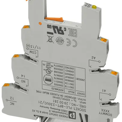 Socle pour relais PX PLC-BPT-230UC/21 6.2mm 