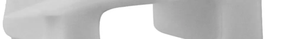 Endkappe DOTLUX PVC für Profil/Abdeckung 5B grau, mit Kabeldurchführung 