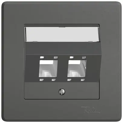 Kit de montage ENC EDIZIO.liv SNAPFIX® pour freenet cat.5e/6 adaptateur 2× grf 