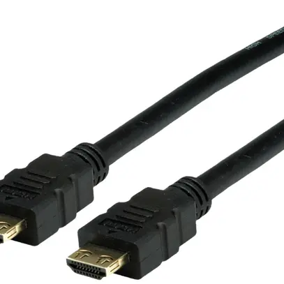 HDMI-Kabel VALUE 4K@60Hz (HDMI 2.0) HDR 3D Ethernet Clip schwarz 7.5m 