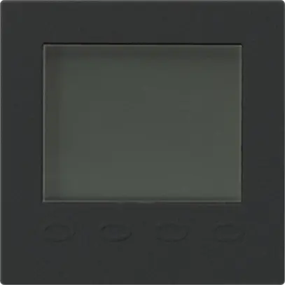 Thermostat d'ambiance Hager kallysto A avec écran noir 
