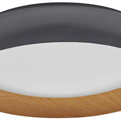 LED-Deckenleuchte LEDVANCE Orbis Livia 36W 2000lm 830 Ø520×115mm grau/Holz 