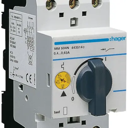 Salvamotore Hager 0.4…0.63A 