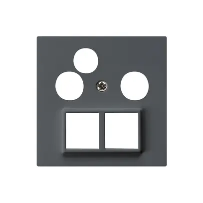 Plaque frontale HMS kallysto pour R/TV-données anthracite 