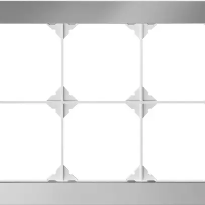 En-tête ENC EDIZIO.liv prestige SNAPFIX® 2×3 154×214mm acier chromé poli 
