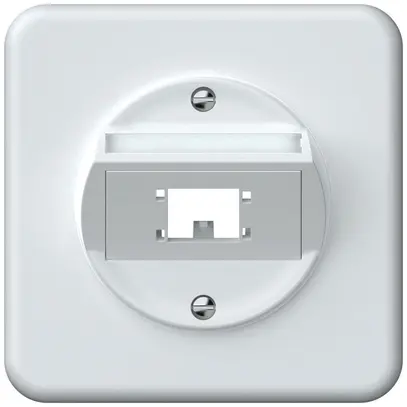 Boîte de raccordement ENC origin cat.6 oblique 92×92mm blanc 