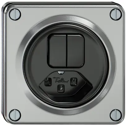 Combinazione INC ELEMENT 2×schema 3+tipo 23 alluminio 