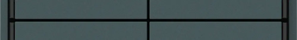 Poussoir KNX KAL 4×touches 4×points actionnables LED anthracite 