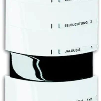Sensore pulsante IR KNX triton 5/10 con BCU bianco lucido 
