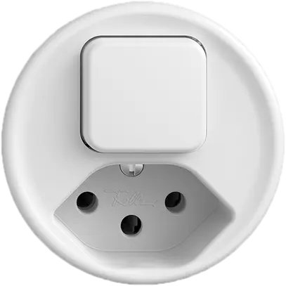Combinazione INC A-R/1P+T13 STANDARDdue bianco 