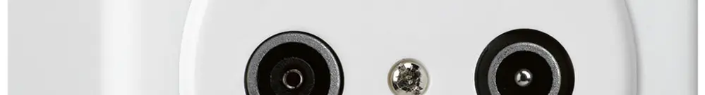AP-Antennendose basico TV-R 14dB Durchgangsdose weiss 